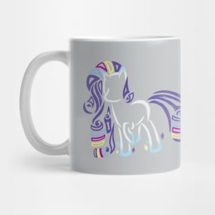 Tribal Pony - Rainbow Power Rarity Mug